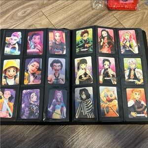 HUGE bundle lot set of 128 Pokémon anime art holo lomo Photocard & binder